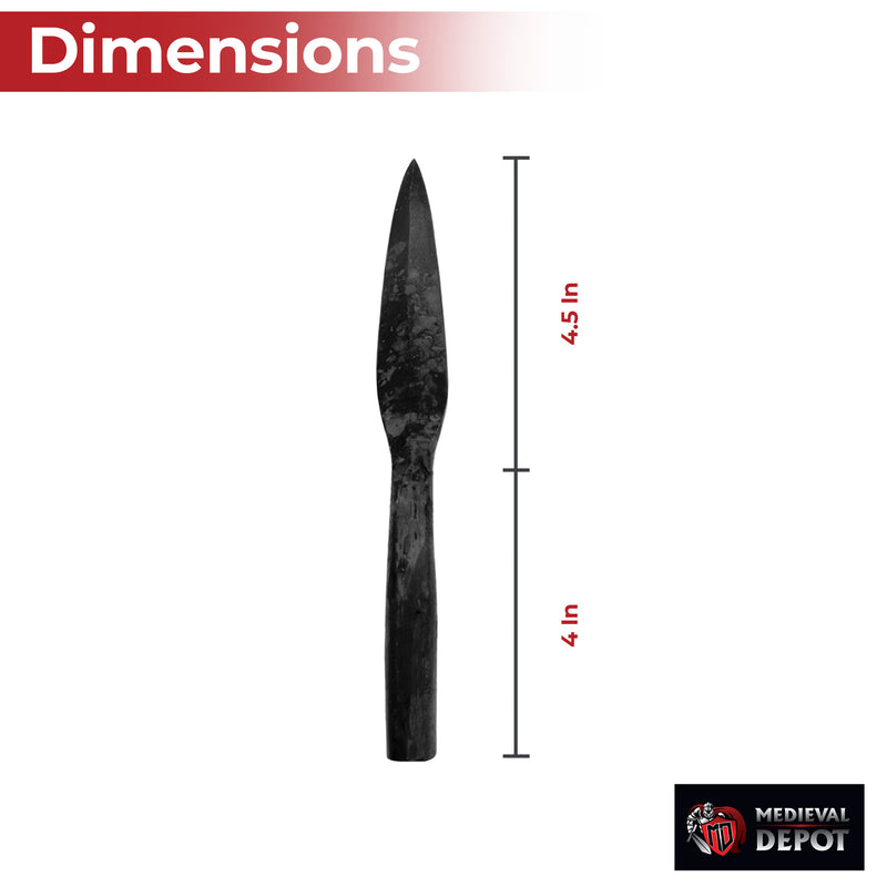Hand Forged Viking Saga Iron Spear Head