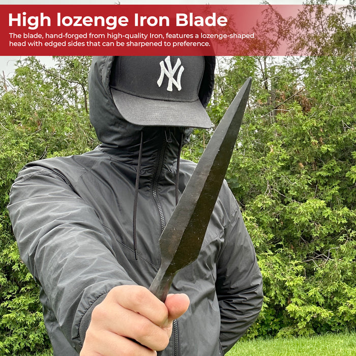 Hand Forged Viking Saga Iron Spear Head