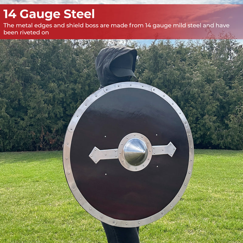 Handcrafted Viking Legacy Battle Shield