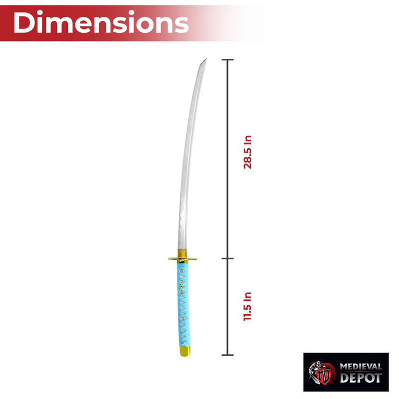 Handmade Hyorinmaru Katana from Bleach Anime Captain Toshiro Hitsugaya's Sword