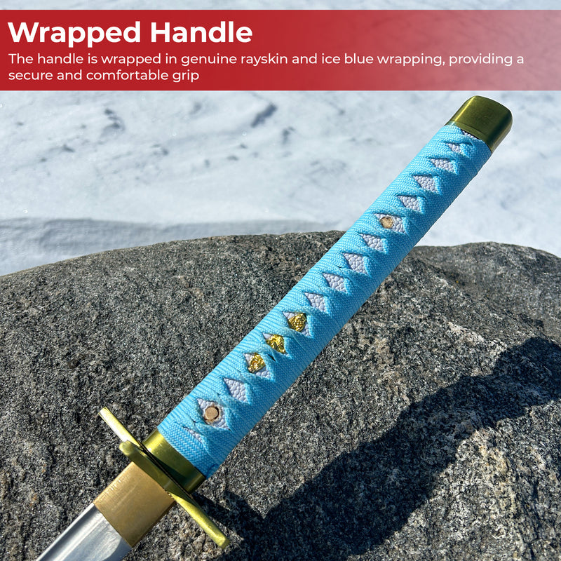 Handmade Hyorinmaru Katana from Bleach Anime Captain Toshiro Hitsugaya's Sword