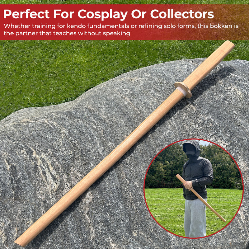 Handmade Wooden Daito Japanese Practice Sword