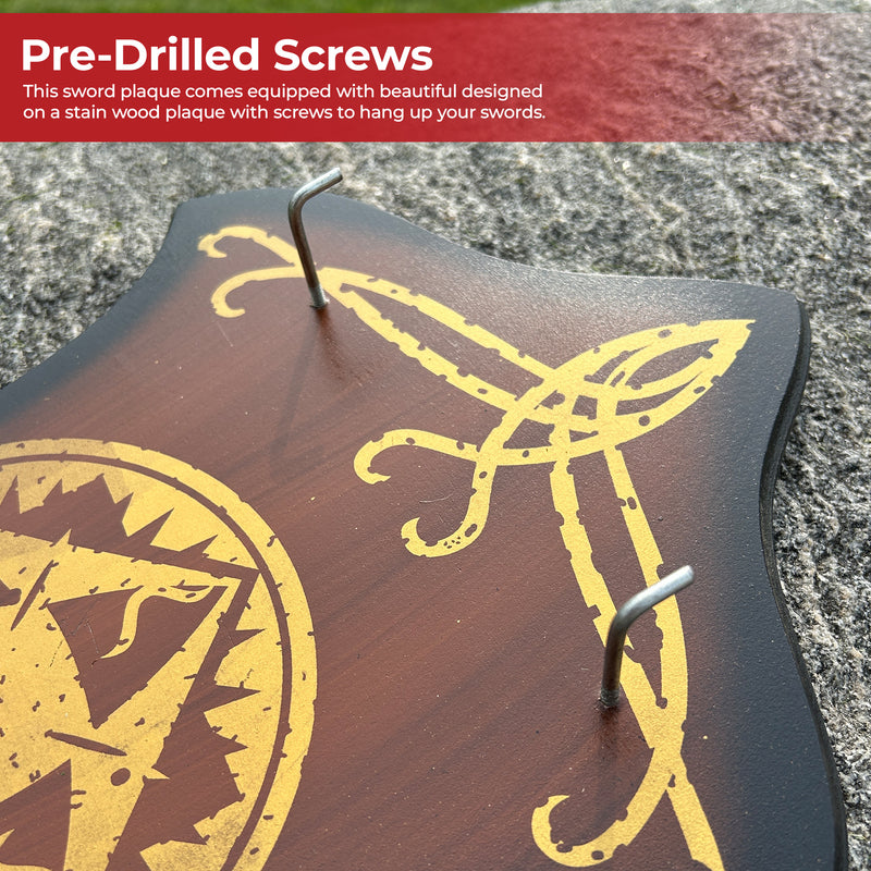 Hardwood Universal Sword Plaque