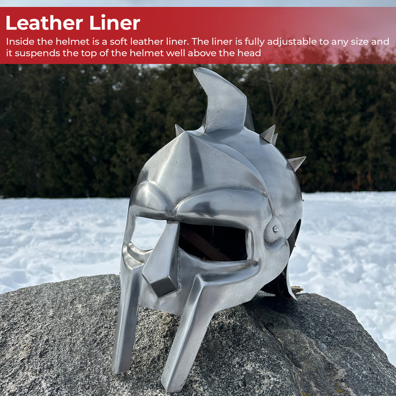Helmet of the Spaniard Maximus Roman Gladiator