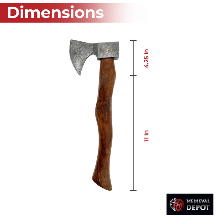 Hook Claw Damascus Steel Functional Outdoor Axe