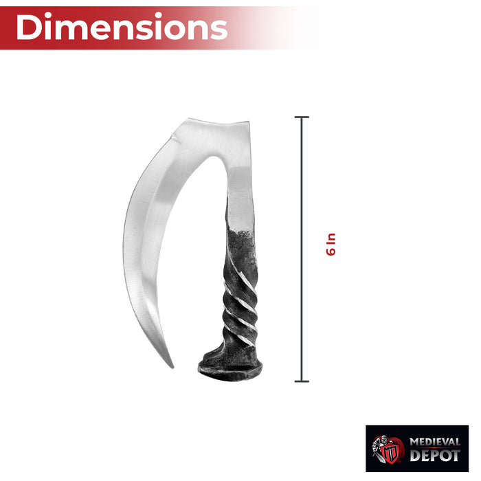 Hook Talon Railroad Spike Gut Claw Knife