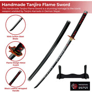 Handmade Tanjiro Flame Sword