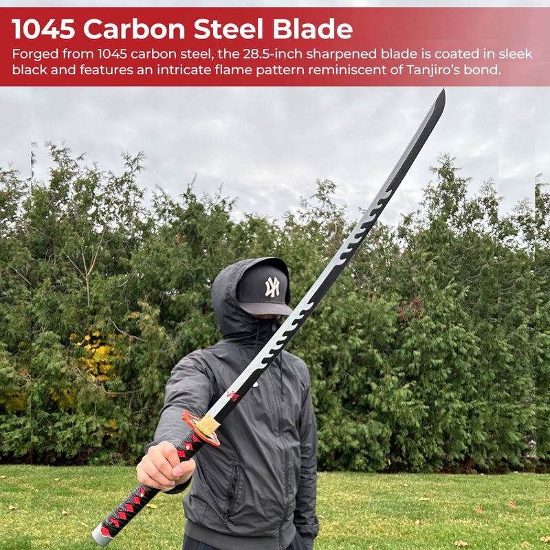 Handmade Tanjiro Flame Sword