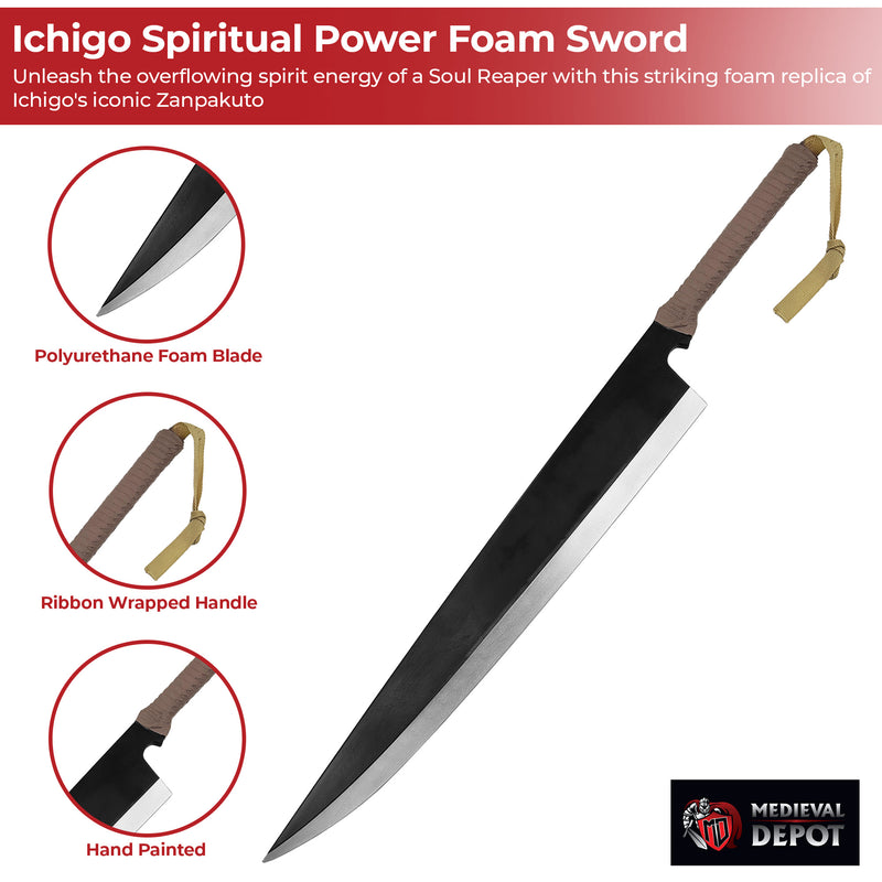 Ichigo Spiritual Power Hollow Foam Sword