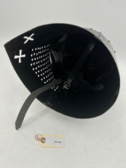 Spoleto-Style Visored Bascinet – 16 Gauge Steel with Templar Cross Cutouts 