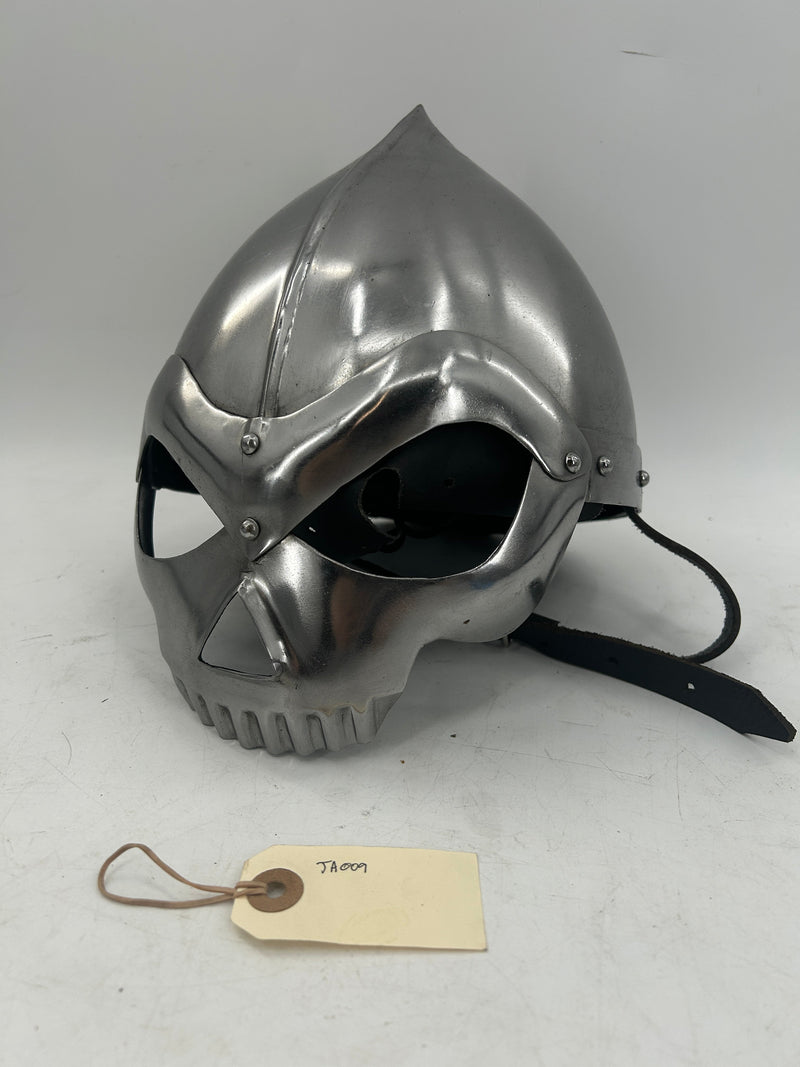 Skull Crusher Knight Helmet – Skeleton Face Plate Helmet