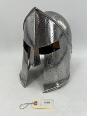Corinthian Style Combat Helmet – 18 Gauge Steel with Leather Liner