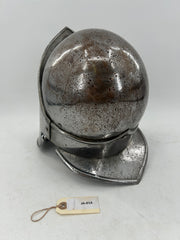 Corinthian Style Combat Helmet – 18 Gauge Steel with Leather Liner