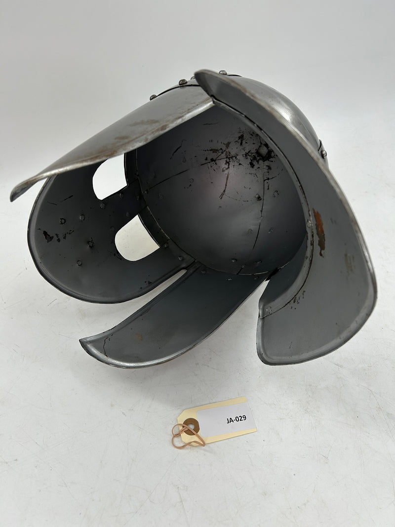 Sutton Hoo Style Helmet – 18 Gauge Steel with Brass Accents