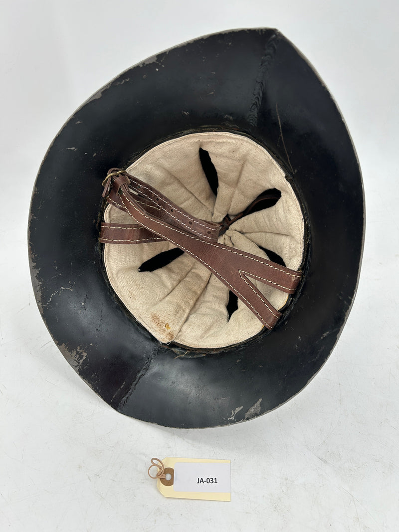 Burgundian Fluted Kettle Hat – 15th Century War Hat with Spiral Fluting and Cotton Liner