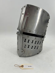 Jousting Great Helmet – 16 Gauge Steel with Neck Guard