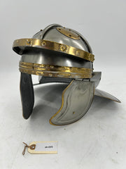 Roman Imperial Gallic Helmet – 18 Gauge Steel with Brass Accents