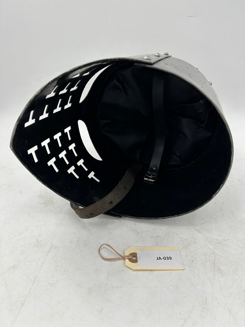 Crusader Sugarloaf Helmet – 16 Gauge Steel with Cross-Perforated Faceplate