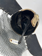 8th Century Coppergate Style Anglo-Saxon Crest Helmet – 16 Gauge Steel with Brass Ornaments