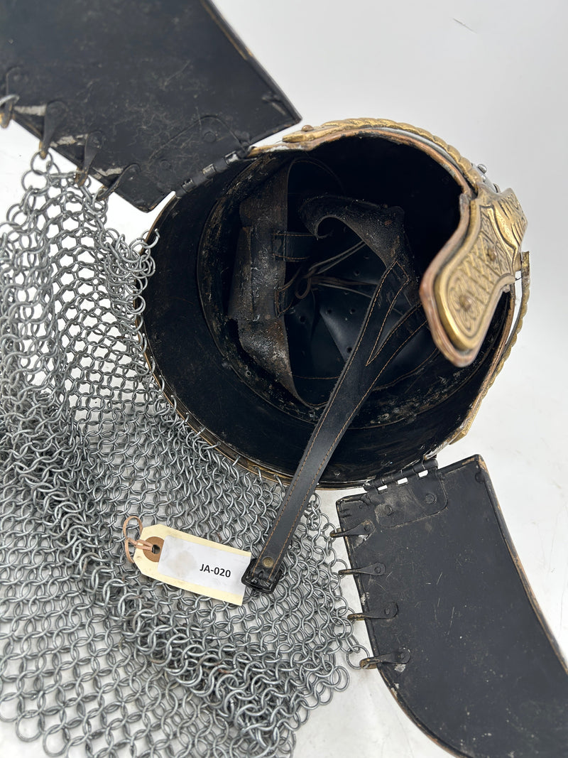 8th Century Coppergate Style Anglo-Saxon Crest Helmet – 16 Gauge Steel with Brass Ornaments