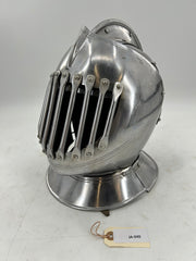 Close Helmet with Barred Grill Visor – 16 Gauge Steel