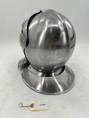 Late 16th Century Close Helmet – 16 Gauge Steel with Articulated Visor and Neck Guard