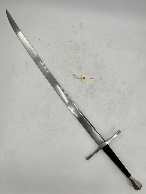 Ronin Katana Medieval Two-Handed Saber – Carbon Steel Blade with Leather Scabbard and Belt