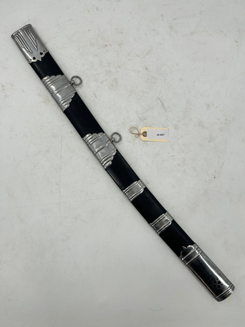 Cold Steel Hungarian Saber 1055 Carbon Steel Blade with Leather Scabbard