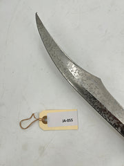 Fantasy Scimitar Medieval Pirate Sword – Antiqued Blade with Brass Guard and Claw Pommel