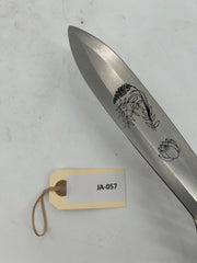 Fantasy Flamberge Dagger – Ram Skull Crossguard