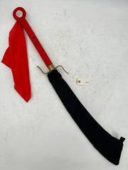 Chinese Dadao Sword – CAS Hanwei – Carbon Steel Blade with Brass Fittings and Red Cord Handle