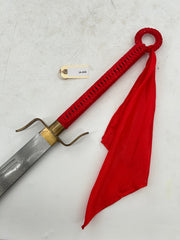 Chinese Dadao Sword – CAS Hanwei – Carbon Steel Blade with Brass Fittings and Red Cord Handle