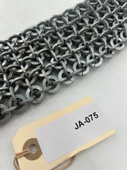 Double Ring Chainmail Impact Whip – 17.5-Inch Heavy Blunt Force Weapon