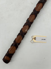 Viking-Style Hand Axe – Forged Carbon Steel Head with Leather-Wrapped Hardwood Haft