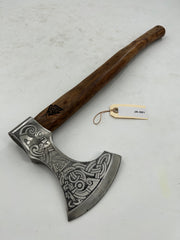 Norse Seafaring Viking Axe – Carbon Steel Head with Rose Wood Handle