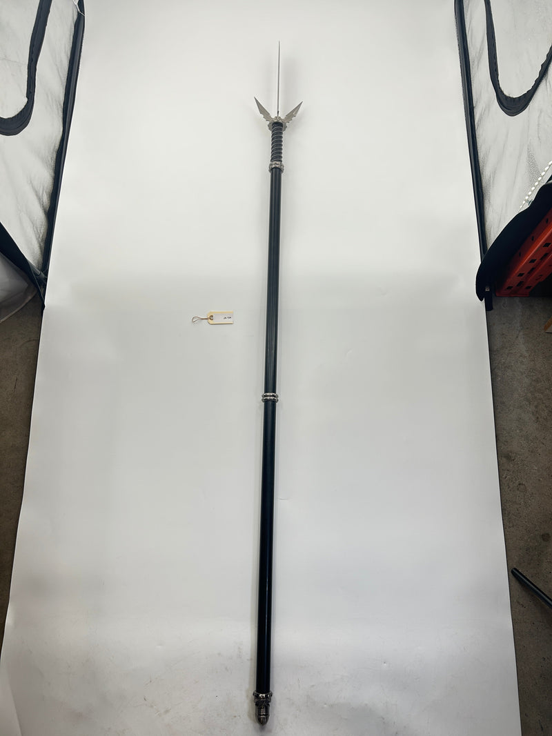 Overlord Spear – Triple-Bladed Battle Spear with Modular Staff