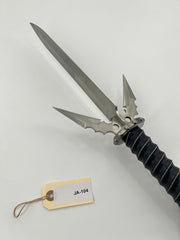 Overlord Spear – Triple-Bladed Battle Spear with Modular Staff