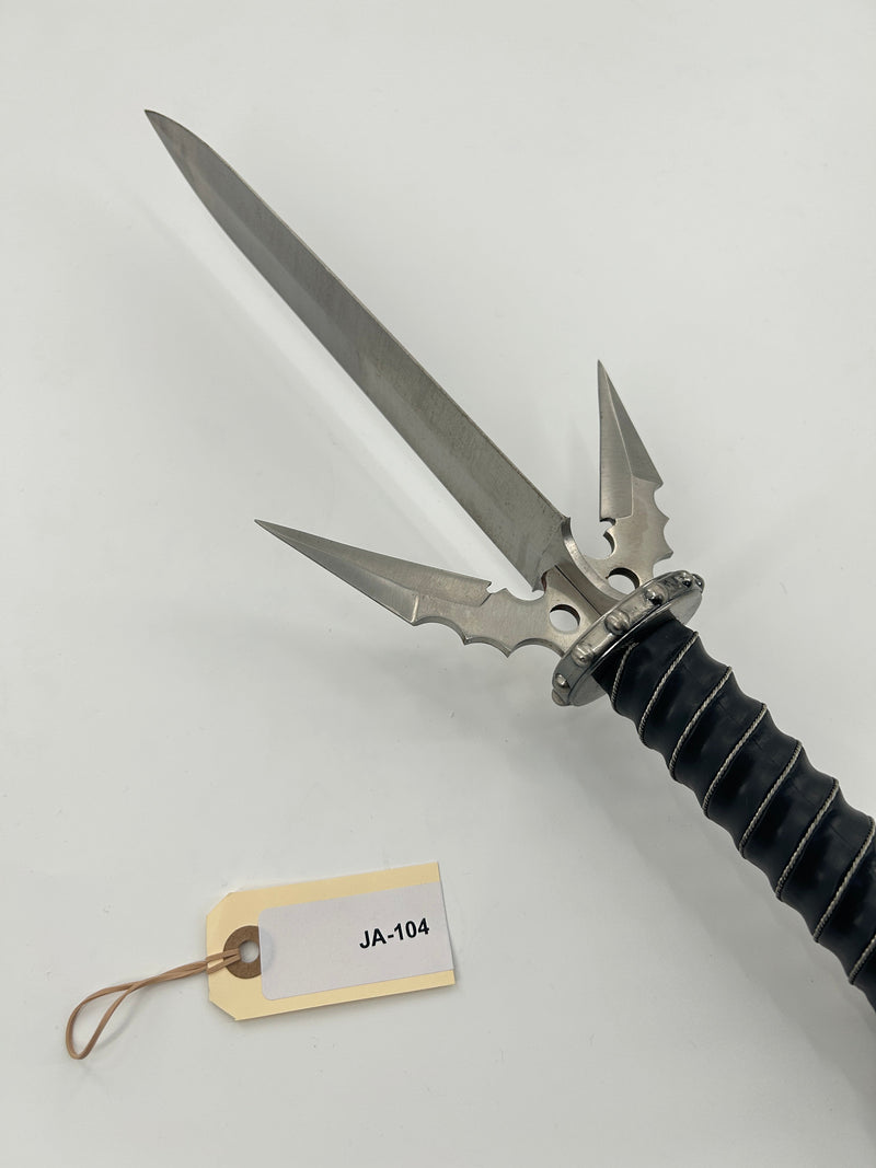 Overlord Spear – Triple-Bladed Battle Spear with Modular Staff