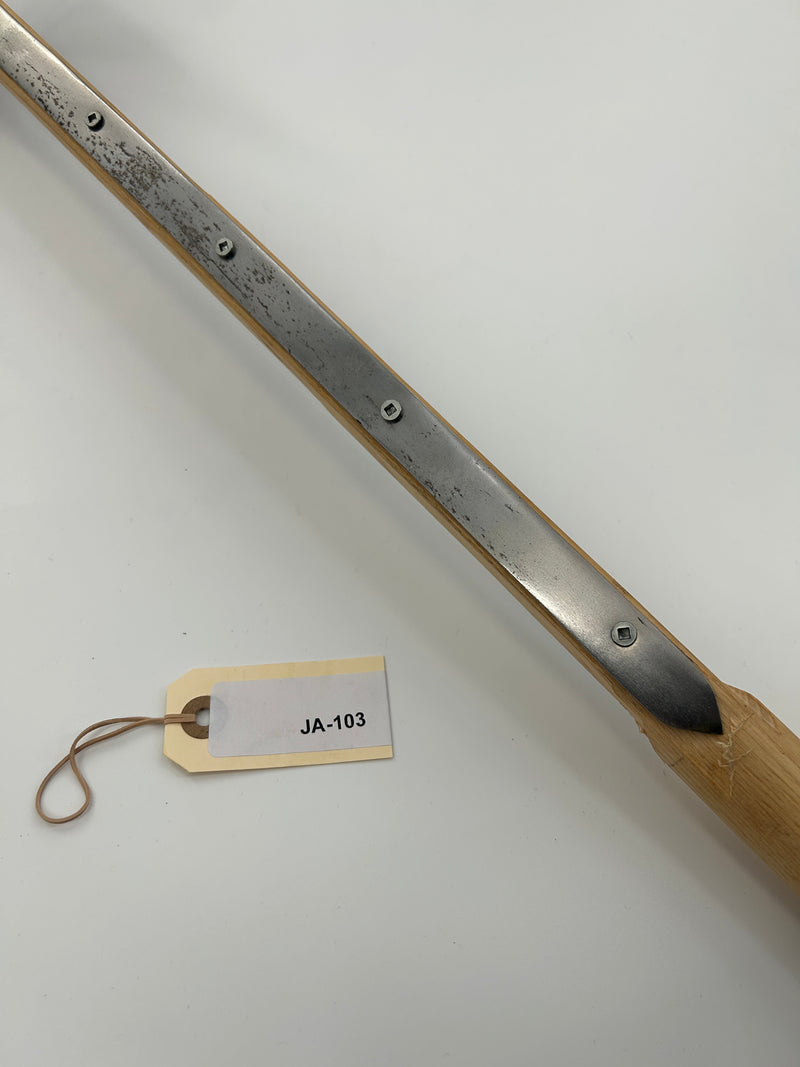 15th Century Pole Axe Head War Hammer on Custom-Mounted Shaft