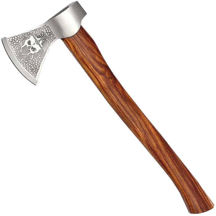 Immoral Skull and Cross Outdoor Hammer Head Axe