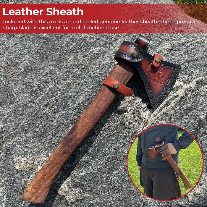 Immoral Skull and Cross Outdoor Hammer Head Axe