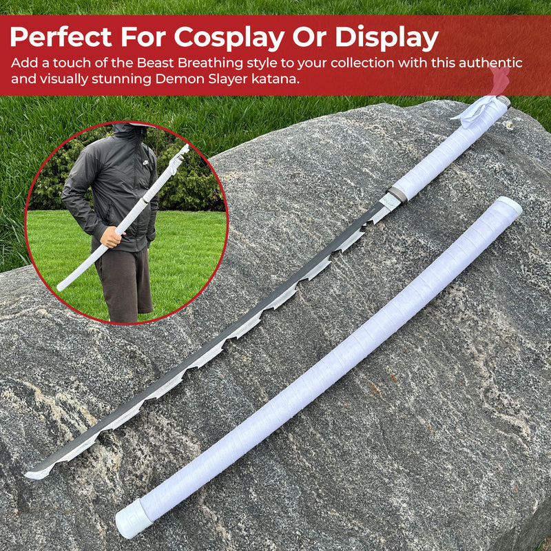 Inosuke Hashibira Demon Slayer Replica Nichirin Katana Sword