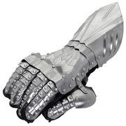 The Knight's Hand – Battle Ready Metal Gauntlet Armor with Suede Gloves