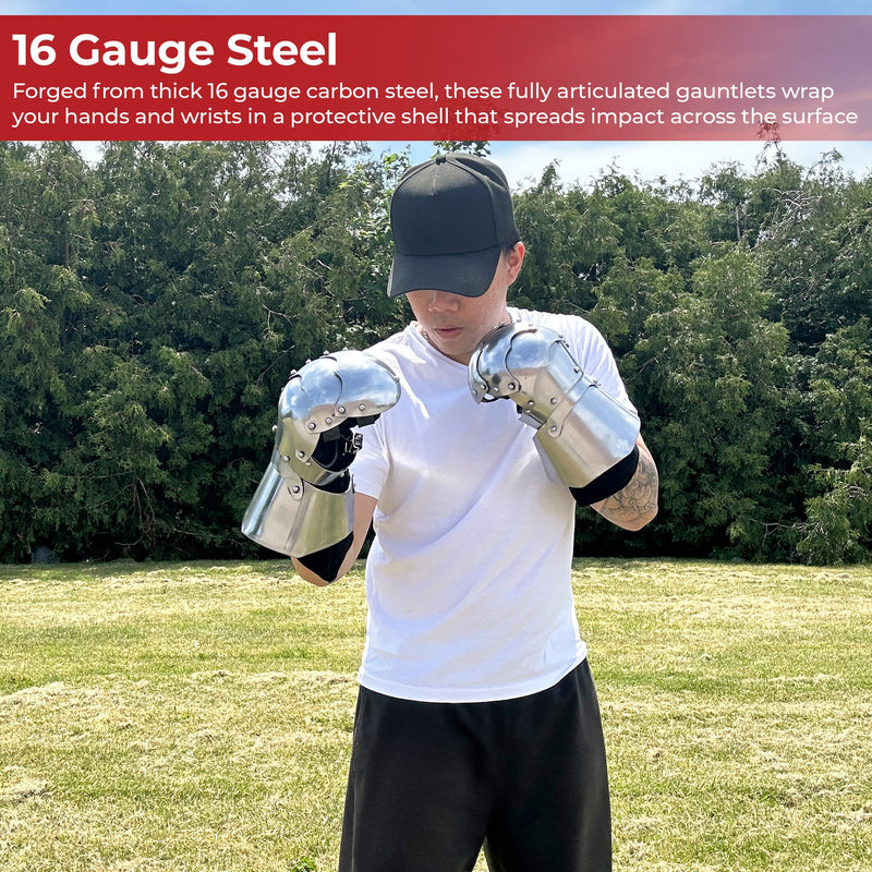Iron Jaw Clamshell Gauntlets