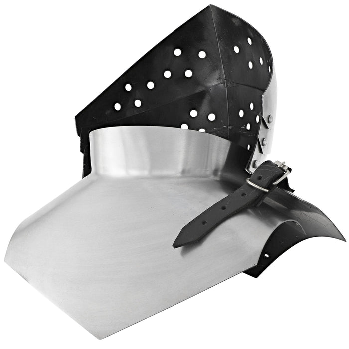 Ironclad Gothic Bevor with an Articulated Gorget