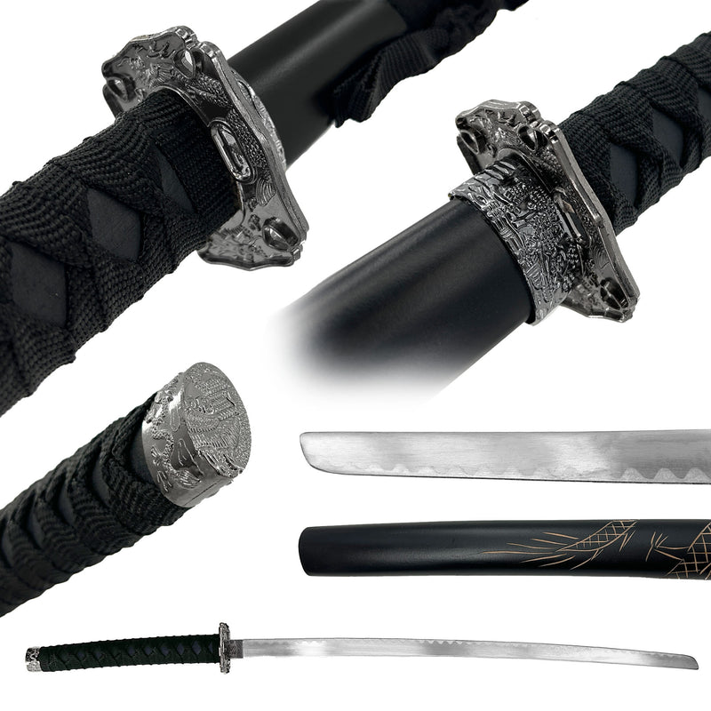 Japanese Double Dragon Fury Samurai Katana Sword