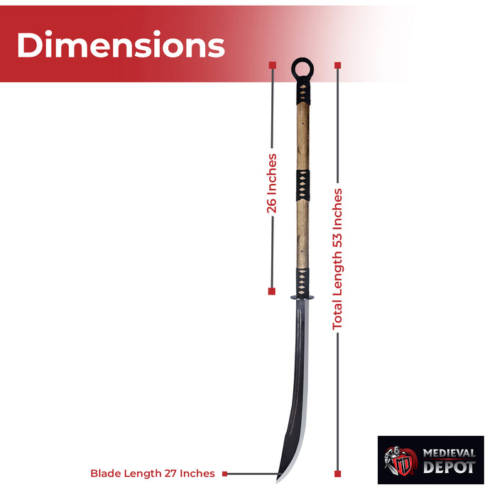 Japanese Samurai Warrior Naginata