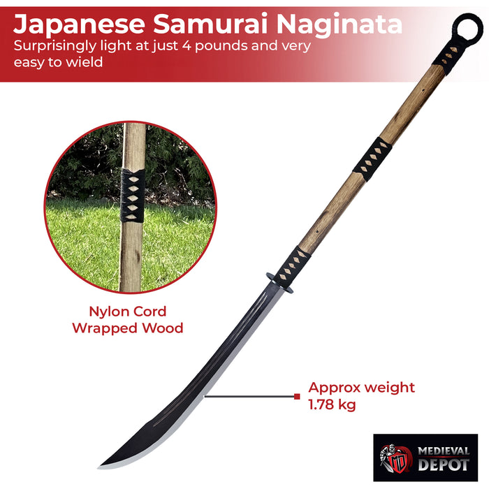 Japanese Samurai Warrior Naginata