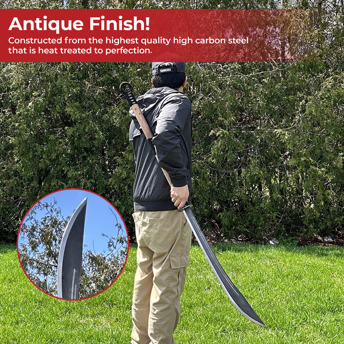 Japanese Samurai Warrior Naginata