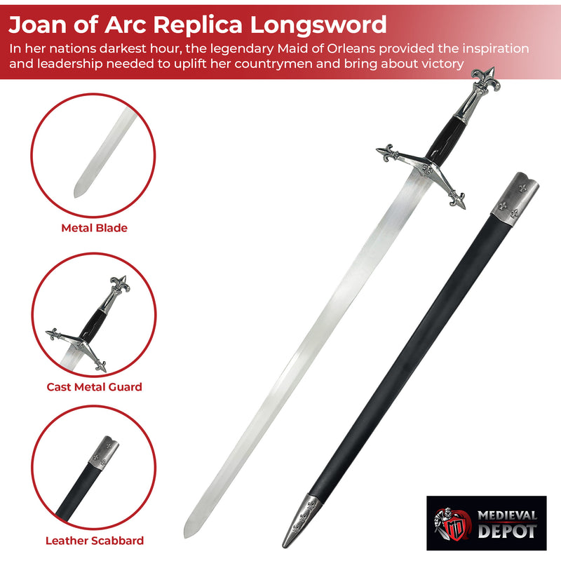 Joan of Arc Replica Longsword
